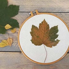 X-Syksyinen seinäkoristelu askartelu