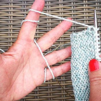 X-Mannermainen neulonta