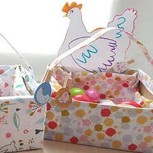 X-Pääsiäiskorien askartelu