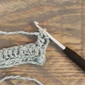 X-Tuplapylväs virkkaus