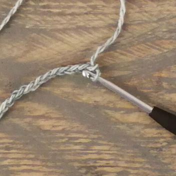 X-Ketjusilmukka virkkaus