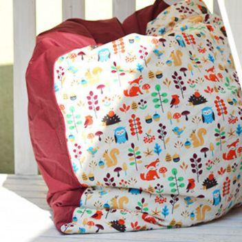 X-Istuinpussin ompeluohje