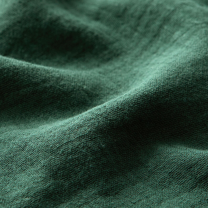 Musliini-/kaksikerroksinen kangas – tummanvihreä,  image number 3