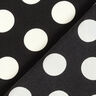 Kreppikangas Polka Dots [2,5 cm] – musta,  thumbnail number 4