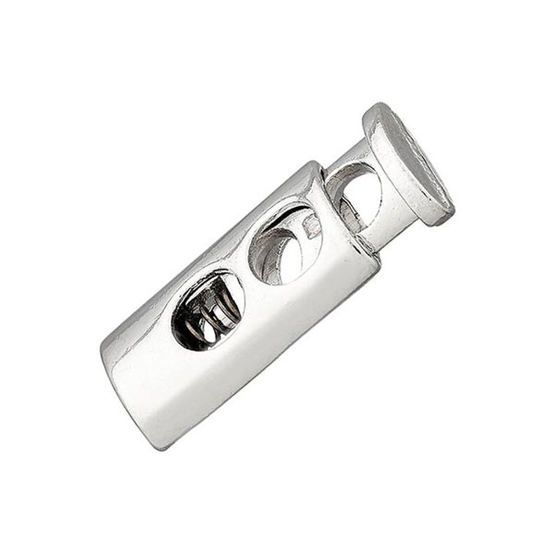 Nyöristoppari [ Ø 5 mm ] – hopea metallinen,  image number 1