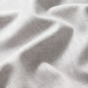 Pellava-puuvilla-sekoite Kalanruoto – hopea, 