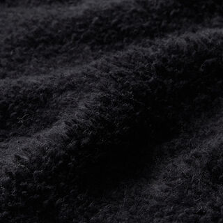 Puuvillainen sherpa Yksivärinen – musta, 