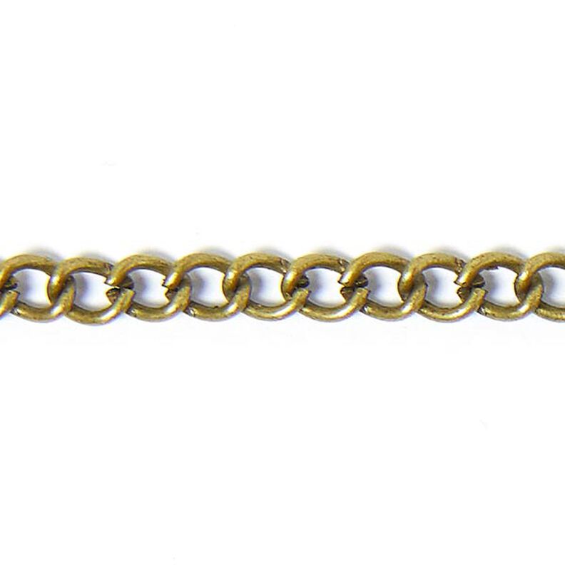 Nivelketju [3 mm] – vanhavanhaa kultaa metallinen,  image number 1