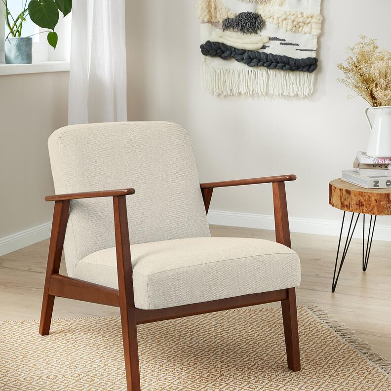 Verhoilukangas Meleerattu pehmeä – vaalea beige,  image number 5