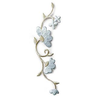 Kangasmerkki Kukkaköynnös [ 12 x 4 cm ] | Prym – villanvalkoinen, 
