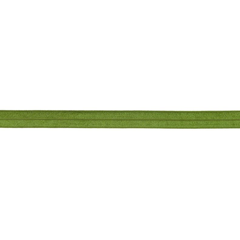 Joustava kanttausnauha  kiiltävä [15 mm] – oliivi,  image number 1