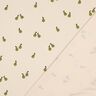 GOTS Puuvillajersey Päärynät | Poppy Fabrics – vaalea beige/vaalea oliivi,  thumbnail number 4