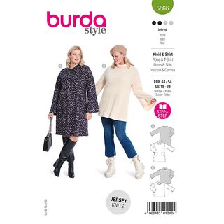 Plus-Size Mekko / Shirt | Burda 5866 | 44-54, 