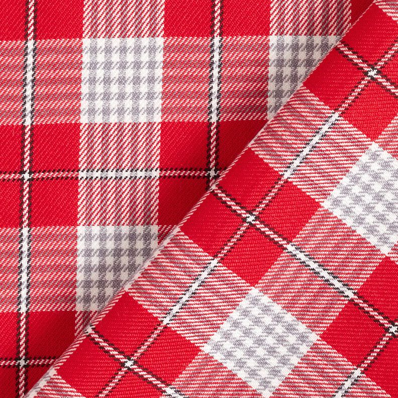 Viskoosisekoite Glencheck – chili,  image number 4