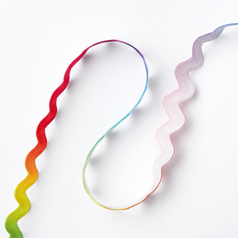 Koristenauha, sateenkaari [Ø 10 mm] – punainen,  image number 2