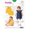 Vauvan mekko / paitapusero / pikkuhousut, Burda,  thumbnail number 1