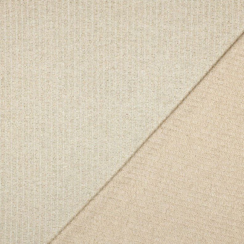 Ribbineulos Lurex &ndash; villanvalkoinen/kultainen metallic,  image number 3