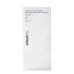 Cricut Joy Smart Sticker Cardstock [14x33 cm] | Cricut – valkoinen, 
