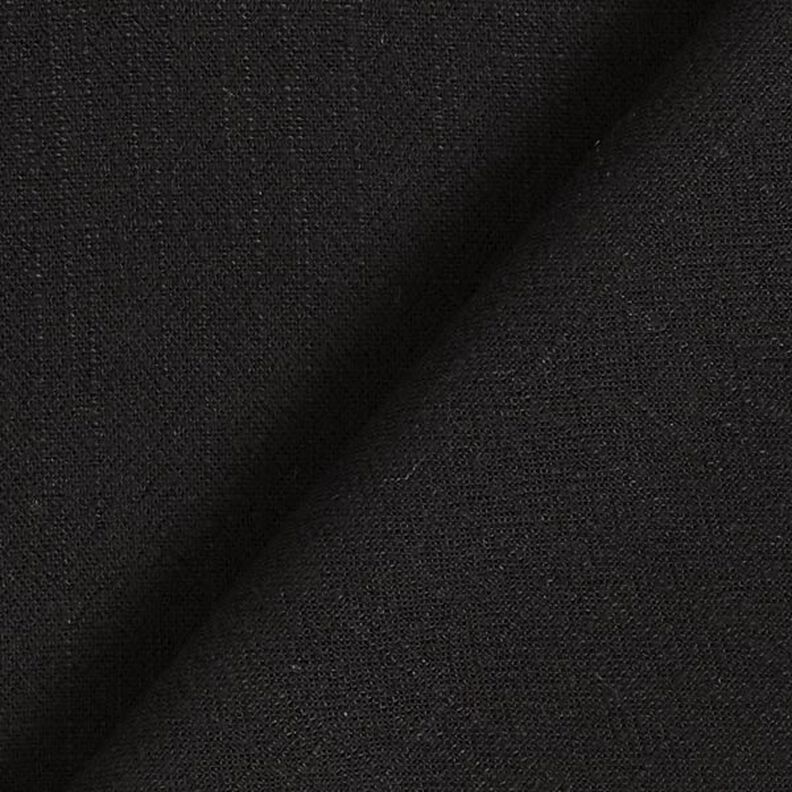 Viskoosi-pellavakangas pehmeä – musta,  image number 4