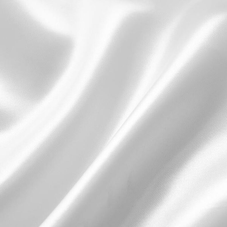 Polyestersatiini – valkoinen,  image number 3
