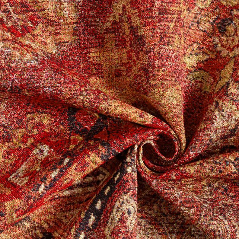 Sisustuskangas Gobeliini kudottu matto – terrakotta/tulipunainen,  image number 5