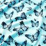 Puuvillajersey Butterfly Splashes | Glitzerpüppi – jäänsininen,  thumbnail number 1