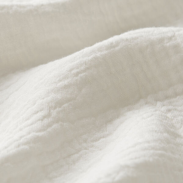 Musliini-/kaksikerroksinen kangas – villanvalkoinen,  image number 3