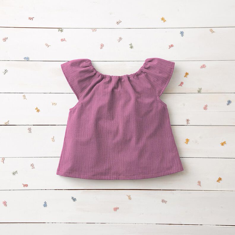 Musliini-/kaksikerroksinen kangas – malva,  image number 8