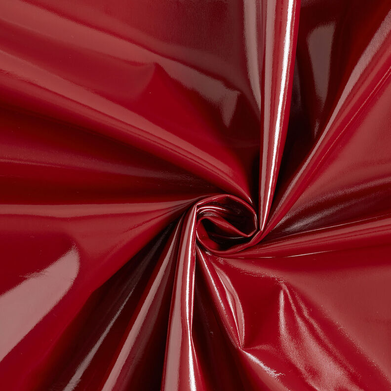 Kiiltonahkajäljitelmä Yksivärinen – bordeauxin punainen,  image number 1