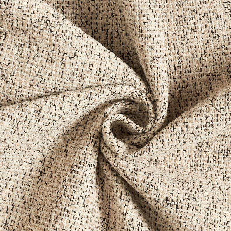 Verhoilukangas värikäs ommel – greige/musta,  image number 1