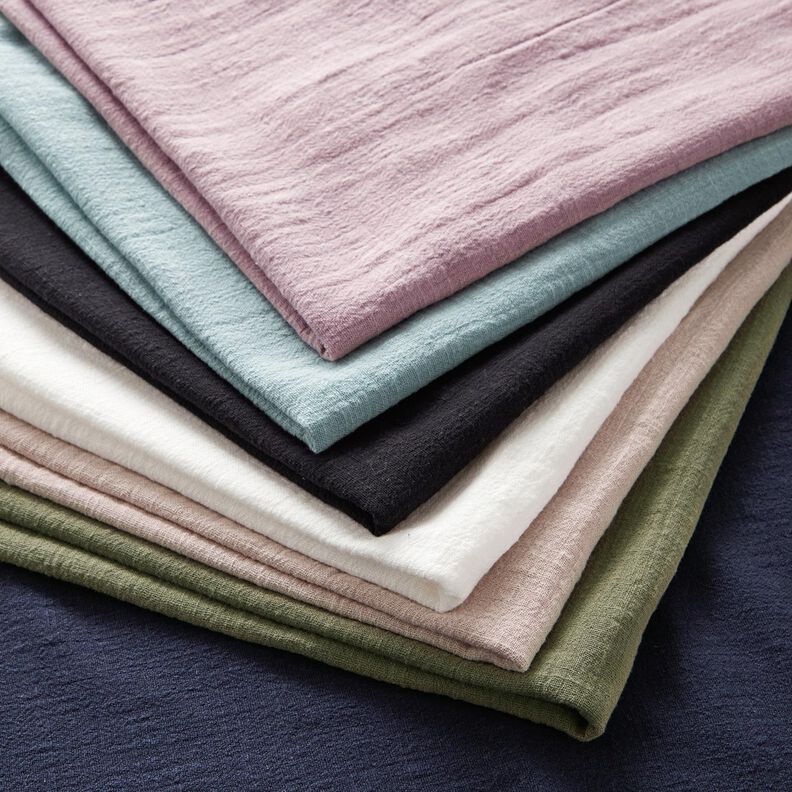 Puuvillakangas Pellavatyyli &ndash; y&ouml;nsininen,  image number 4