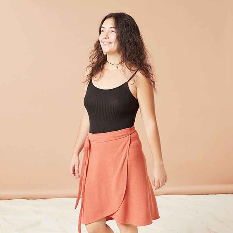 Viskoosi-pellavakangas pehmeä – hummeri,  image number 6