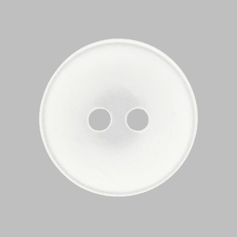 Muovinappi yksivärinen - valkoinen,  image number 1