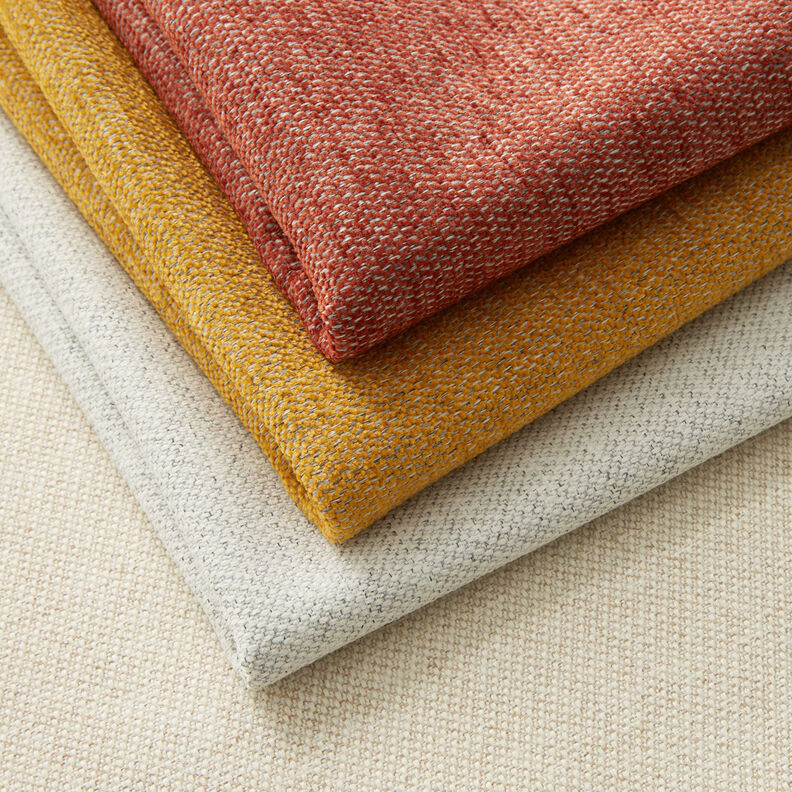 Verhoilukangas Chenille Meleerattu – terrakotta/hopeanharmaa,  image number 4