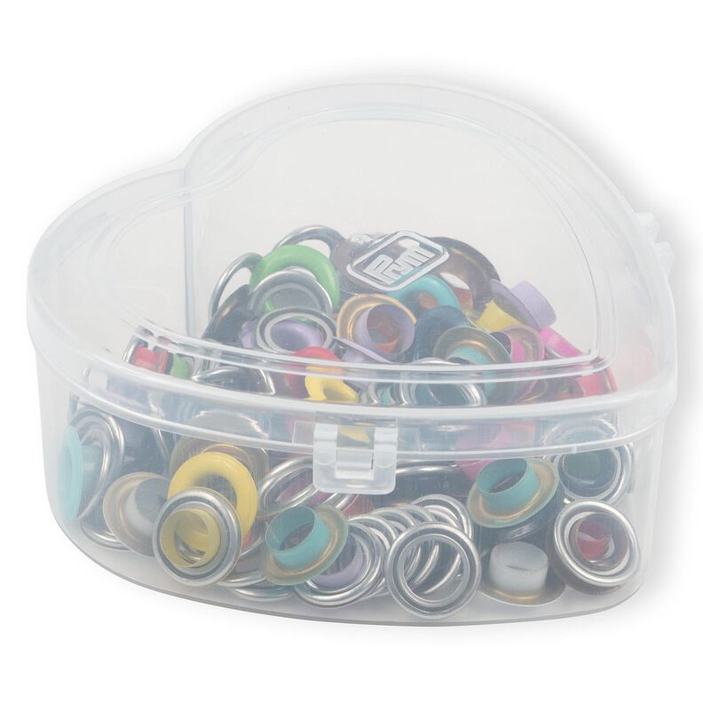 Syd&auml;nmuotoisessa rasiassa olevat purjerenkaat ja aluslevyt [8 mm] | Prym,  image number 1