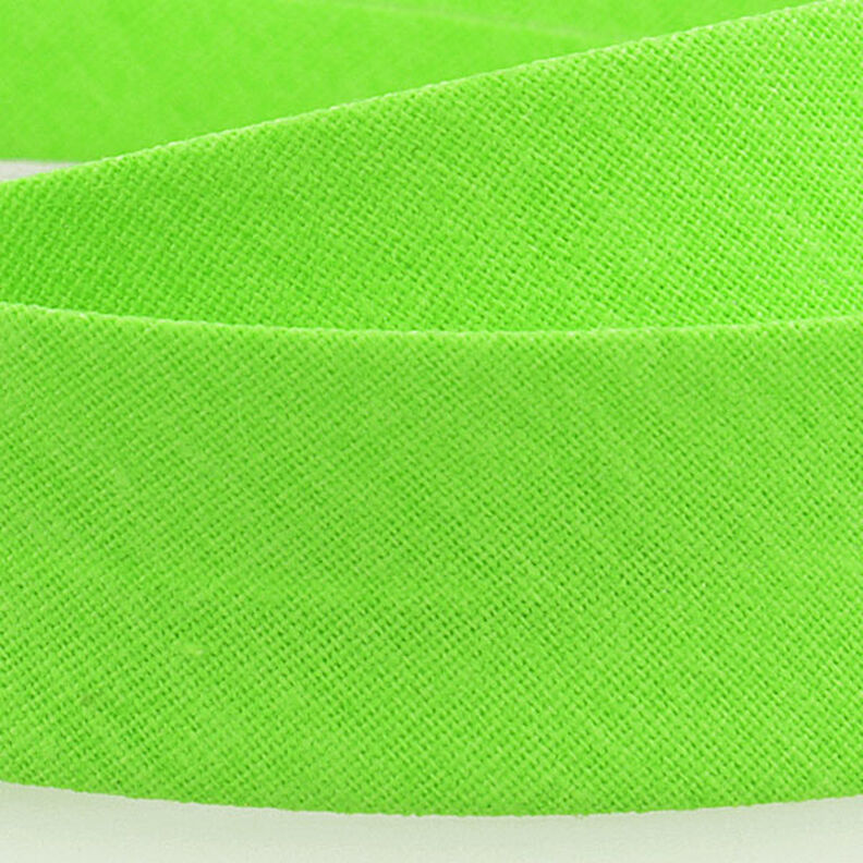 Vinonauha Polycotton [20 mm] – vihreä neon,  image number 2
