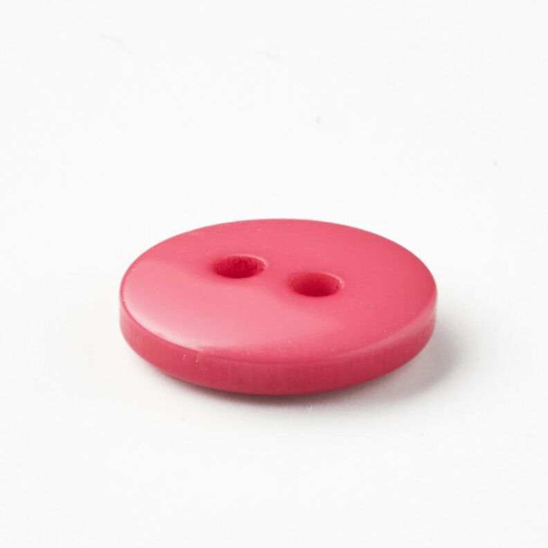 2-reikäinen pyöreä nappi [Ø 11 mm] – pink,  image number 3