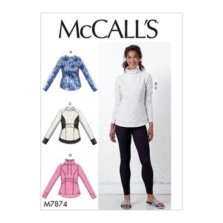 Toppi leggingsit, McCalls 7874 | 42 - 50, 