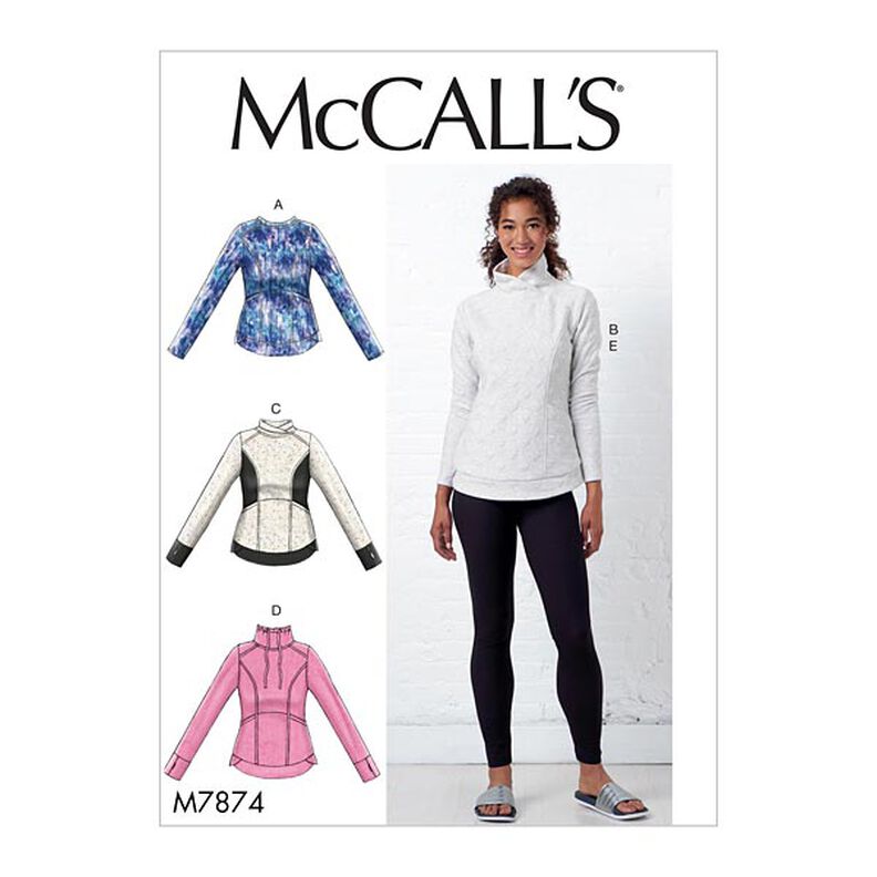 Toppi leggingsit, McCalls 7874 | 42 - 50,  image number 1