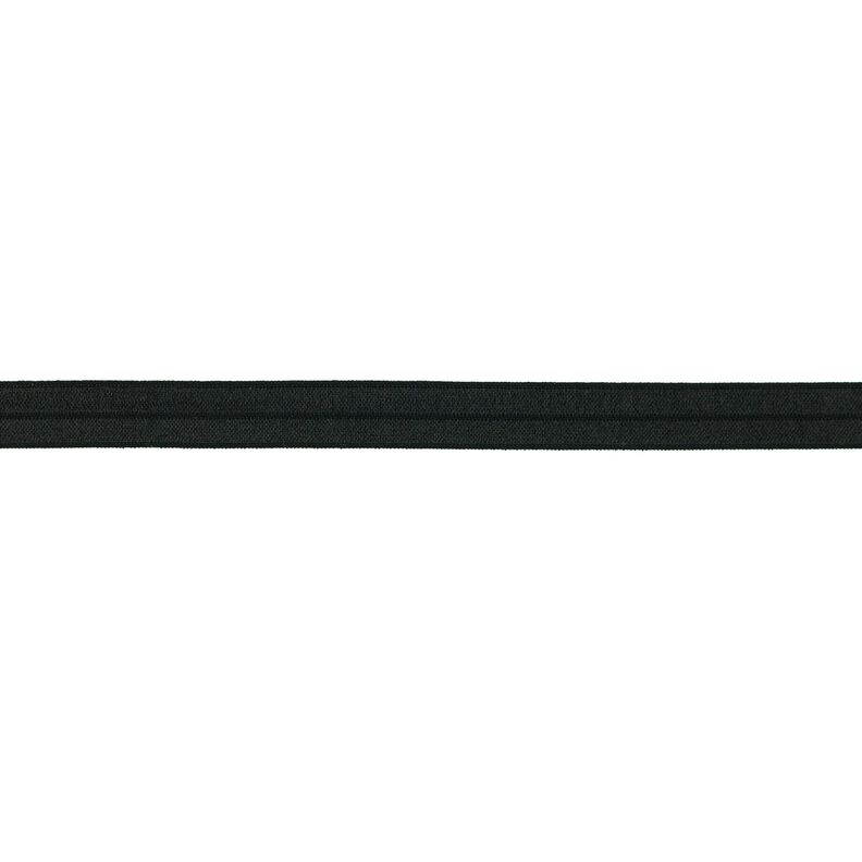 Joustava kanttausnauha  kiiltävä [15 mm] – musta,  image number 1