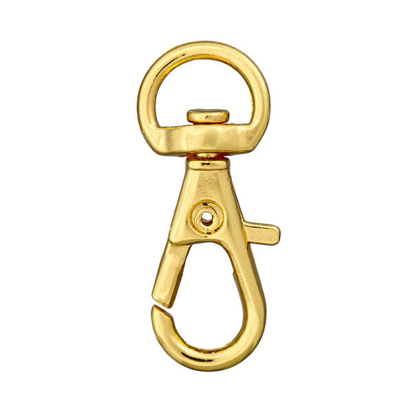Karabiinikoukku – kulta metallinen,  image number 1