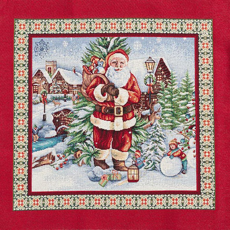 Paneeli Gobeliini Jouluinen vierailu – karmiininpunainen,  image number 1