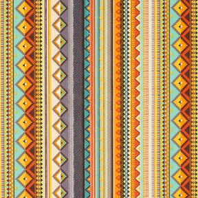 Kretonkipuuvillakangas Inka &ndash; terrakotta, 