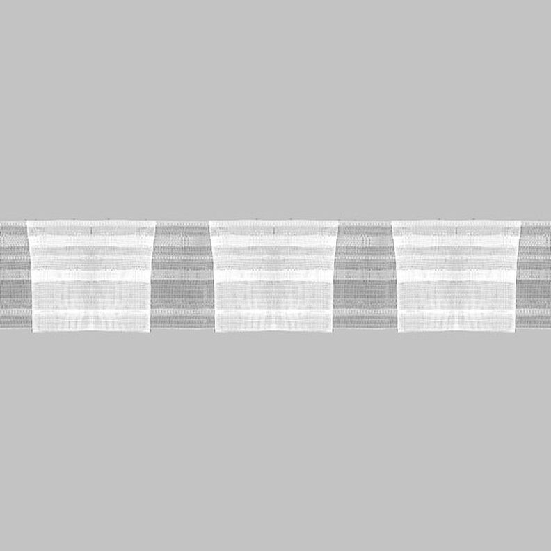 Litteä laskosnauha 1:2,5 (50mm) läpinäkyvä Gerster,  image number 1