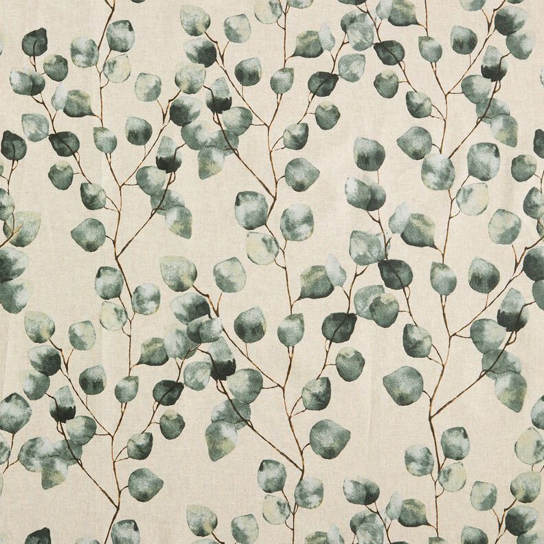 Pinnoitettu puuvilla Eukalyptuksen oksat – luonnonvärinen,  image number 1