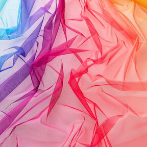 Softmesh Sateenkaarikuvio &ndash; vedensininen/voimakas vaaleanpunainen, 