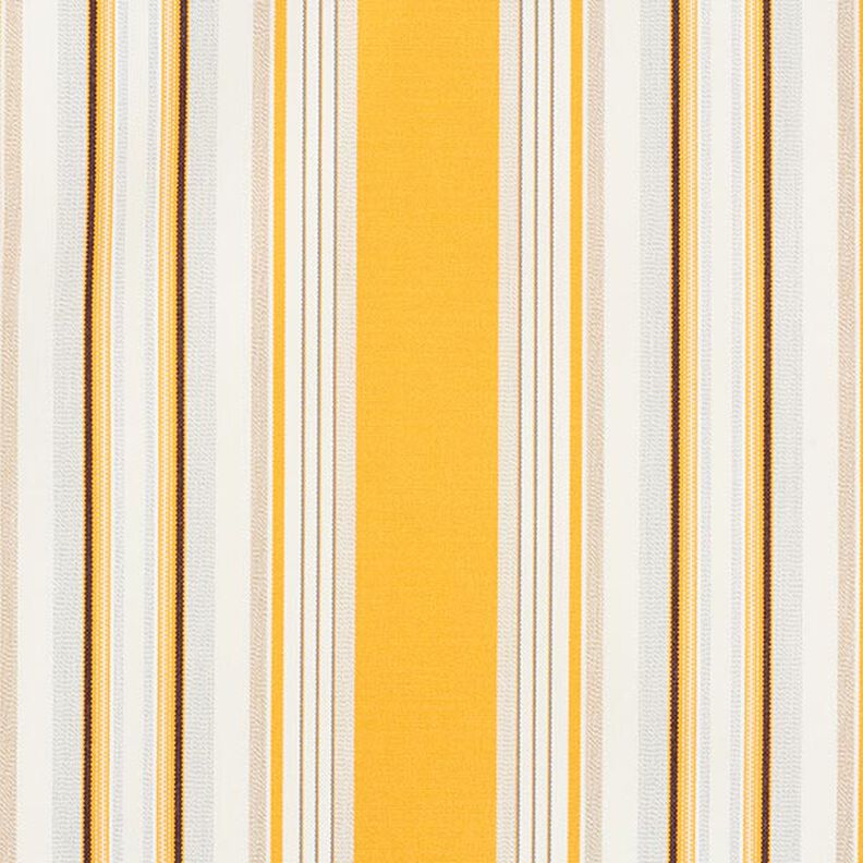 Markiisikangas Meleeratut raidat – keltainen/vaaleanharmaa,  image number 1