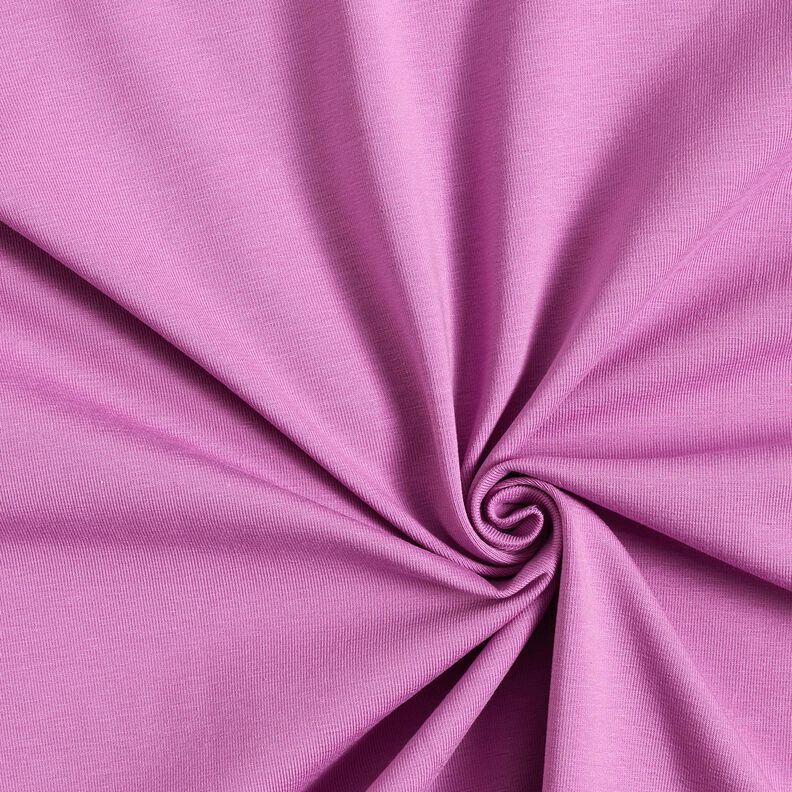 Puuvillajersey Medium Yksiv&auml;rinen &ndash; punalila,  image number 1