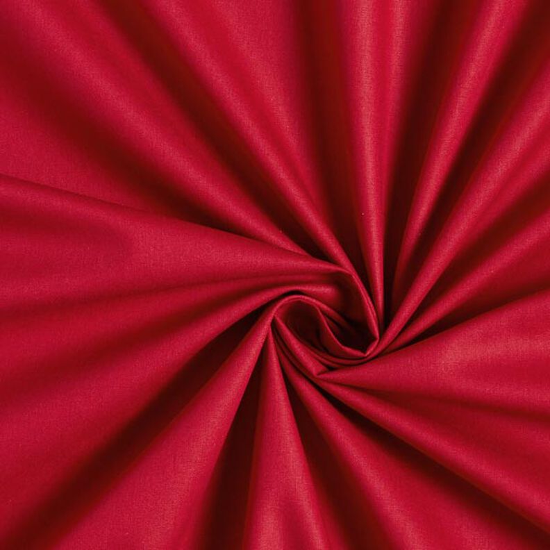 Puuvillapopliini Yksivärinen – bordeauxin punainen,  image number 1