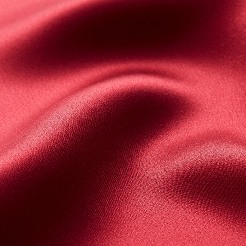Silkkisatiini – karmiininpunainen,  image number 3